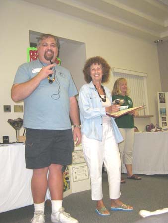 76 Elaine Alvo, Odd Bean Contest winner - Best-Crossed Mary's Bean