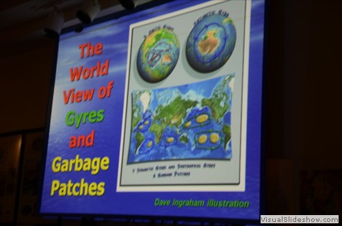 Oceanic gyres and garbage patches
